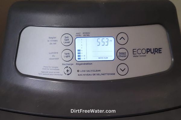 Water Softener Hardness Level be Set at